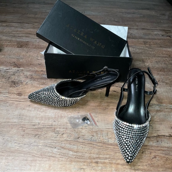 Black Rhinestone Heels - Picture 7 of 8